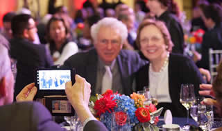Dr Bursztajn with Dr Hamm smiling